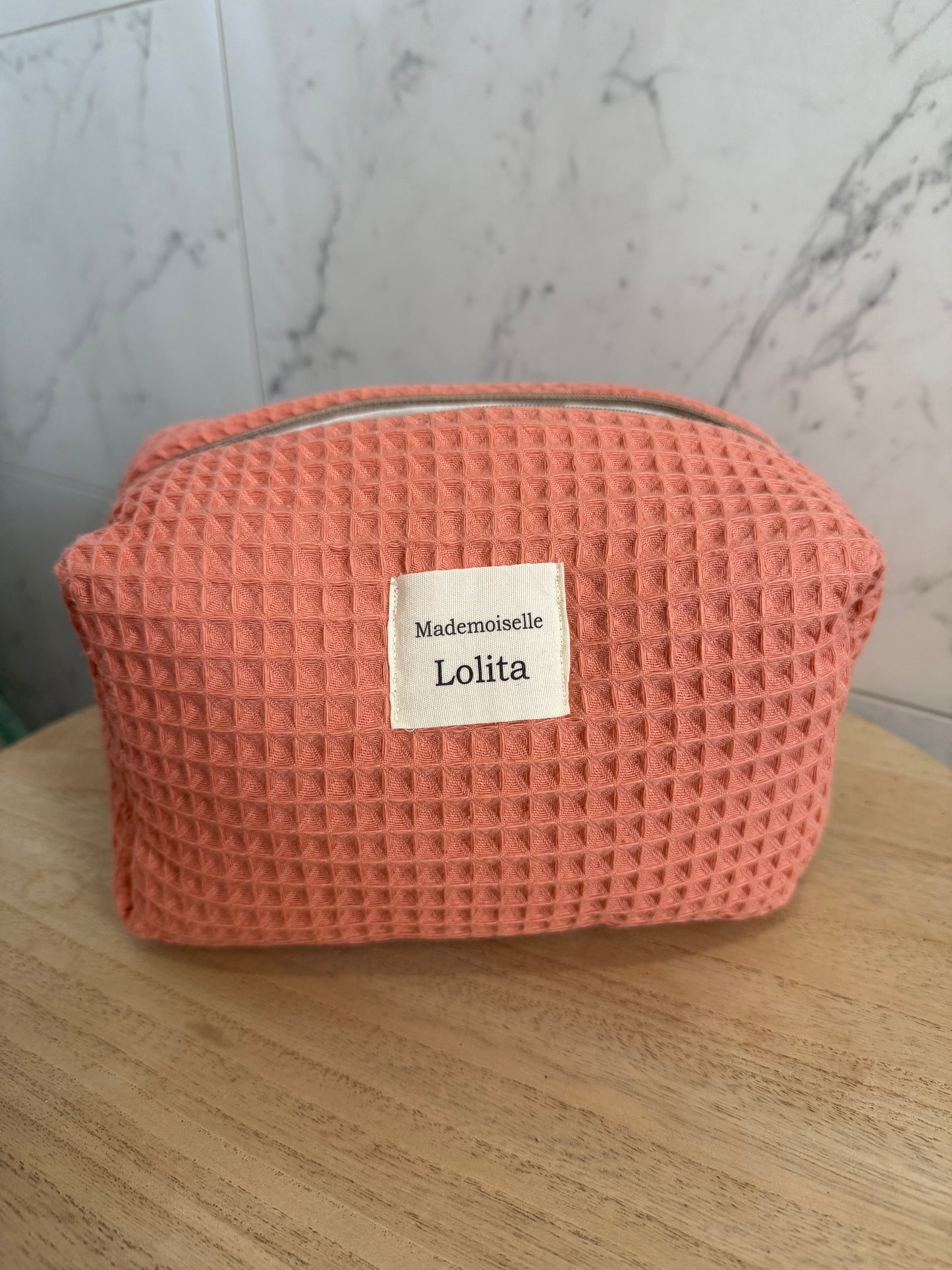 Trousse Nid d'Abeille Terracotta