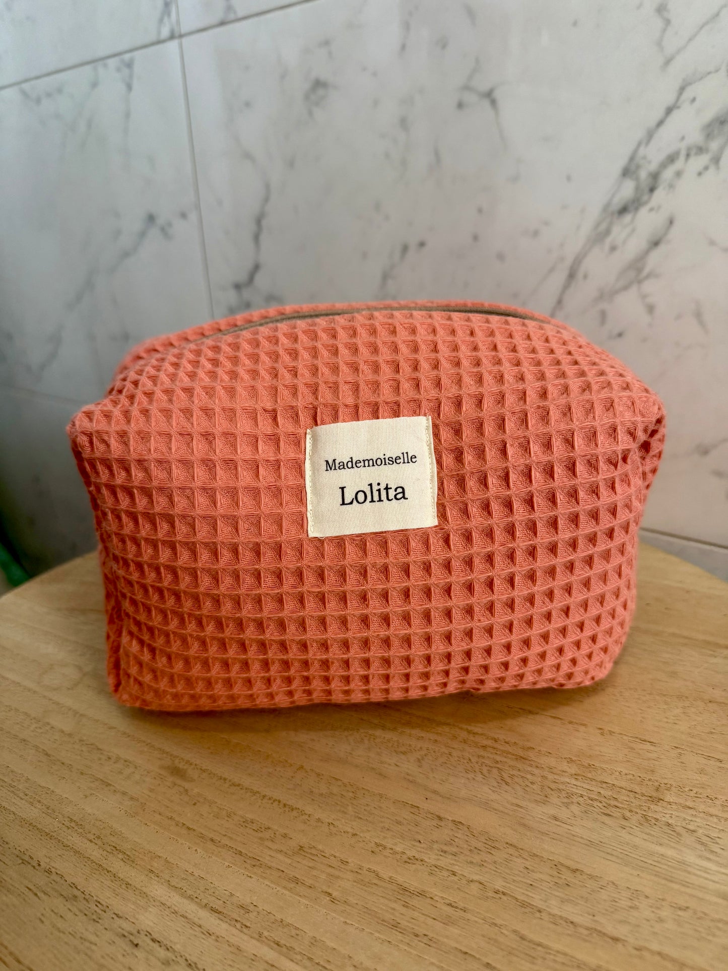 Trousse Nid d'Abeille Terracotta