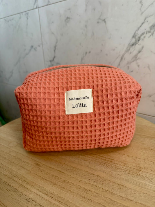 Trousse Nid d'Abeille Terracotta