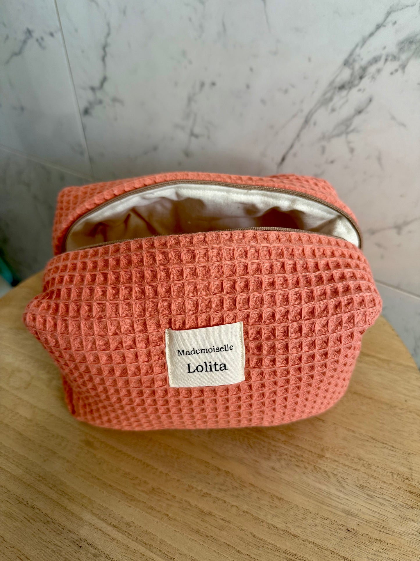 Trousse Nid d'Abeille Terracotta