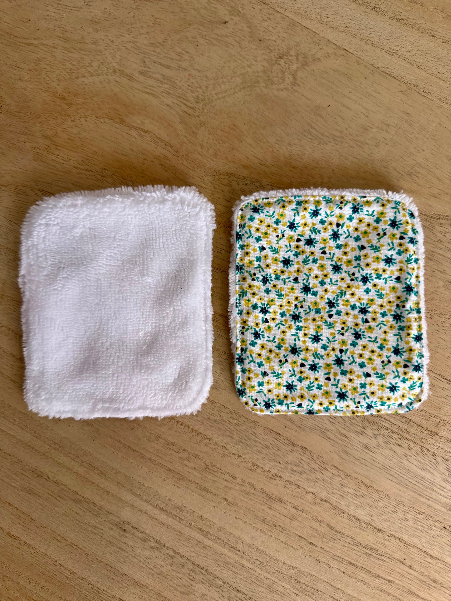 Coton Démaquillant Liberty Vert