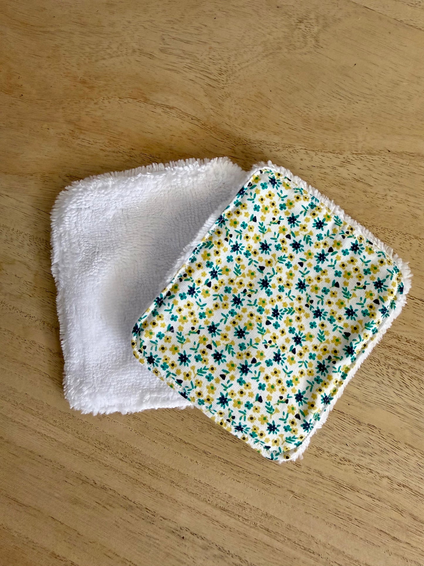 Coton Démaquillant Liberty Vert