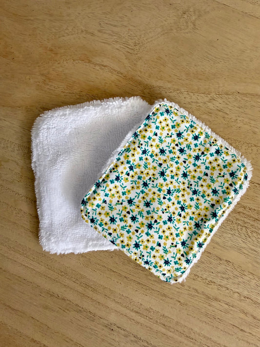 Coton Démaquillant Liberty Vert