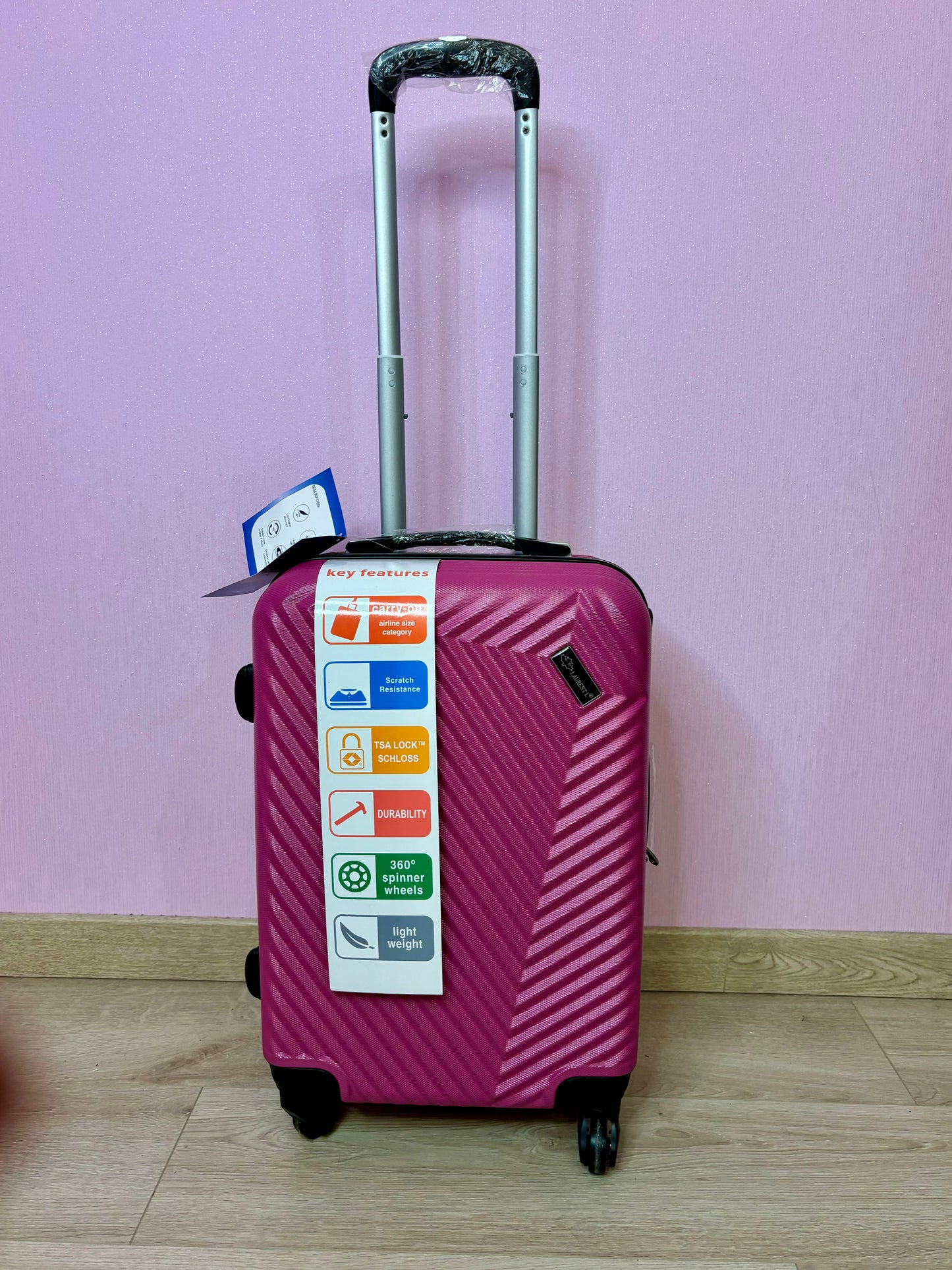 Grande Valise Cabine Fuchsia