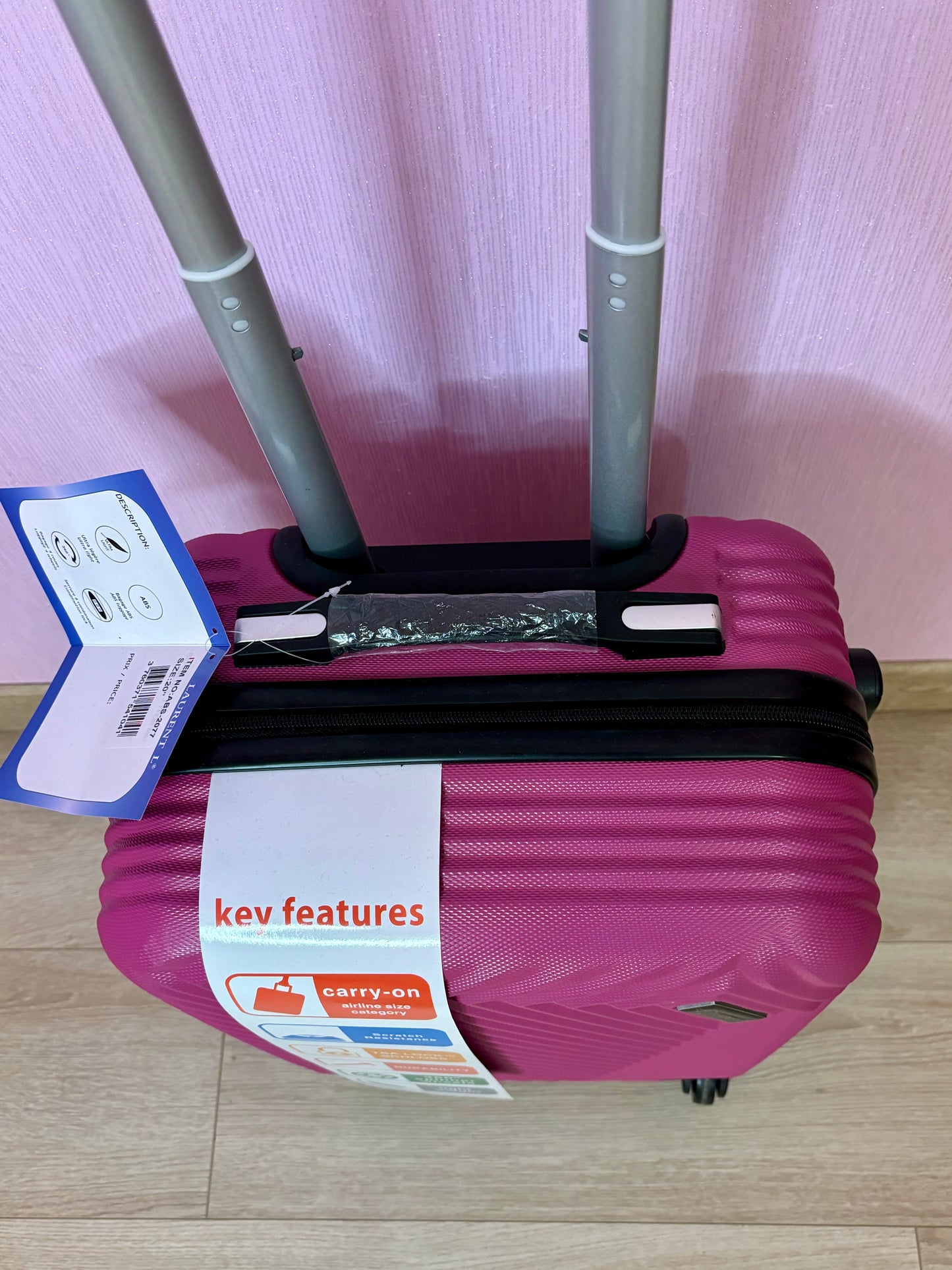 Grande Valise Cabine Fuchsia